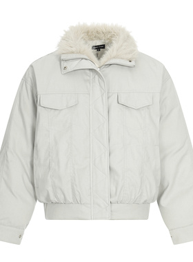 美式高街男女宽松秋冬百搭豹纹外套务休闲复古ins潮百搭短款夹克