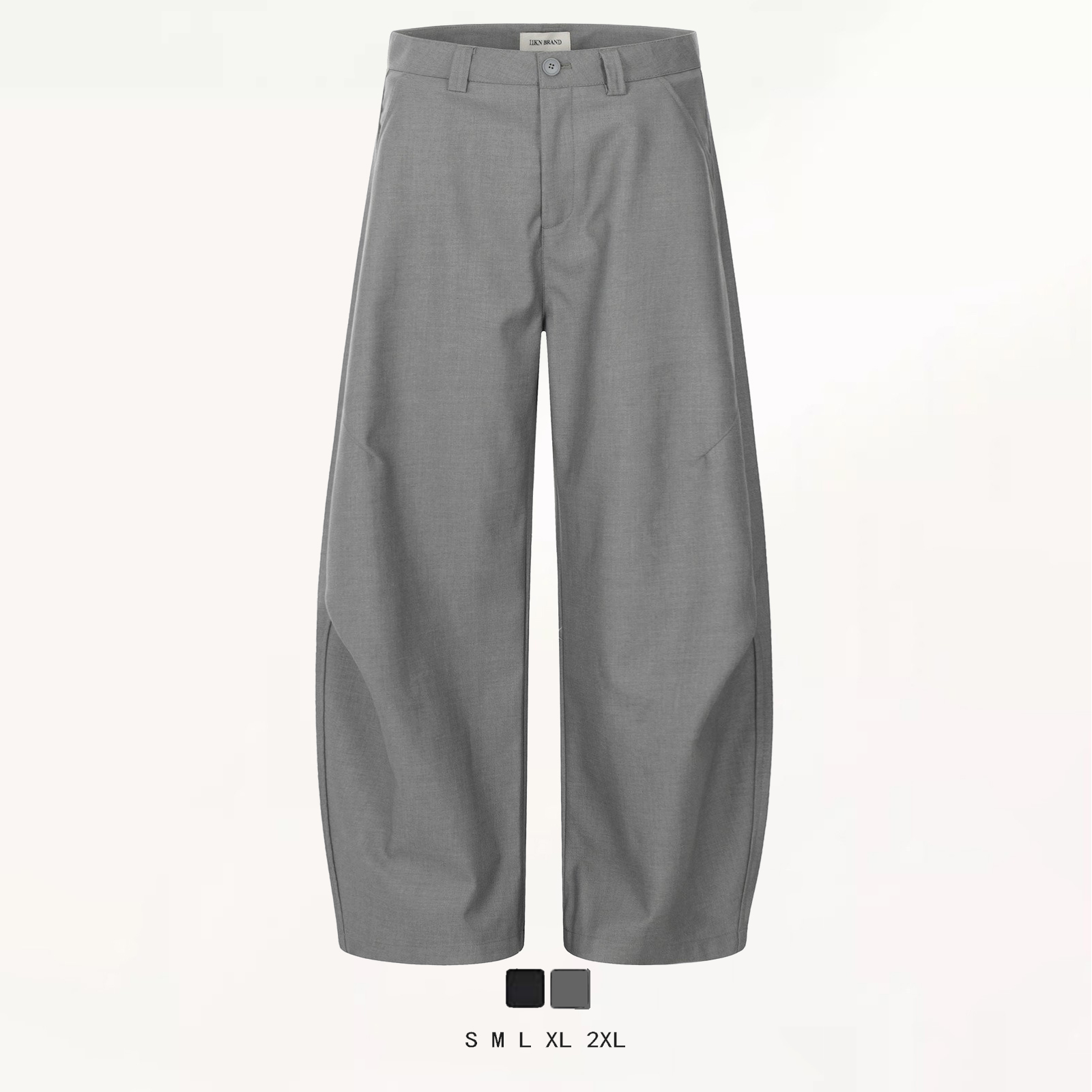 潮牌简约户外INS男女阔腿弯刀复古VIBE慵懒直筒休闲宽松休闲裤