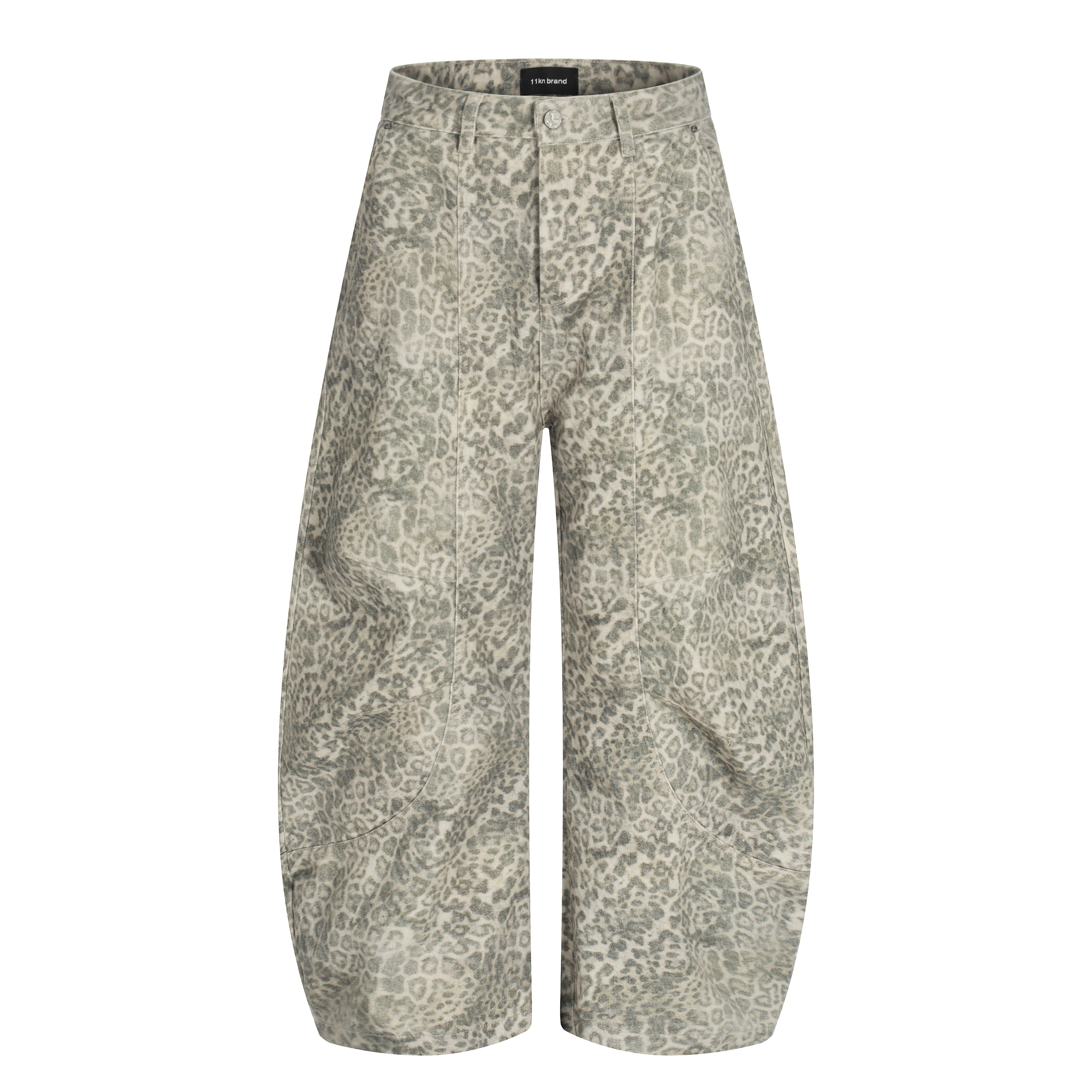 美式复古水洗休闲裤做旧水洗灯芯绒百搭男女宽松直筒阔腿拖地长裤