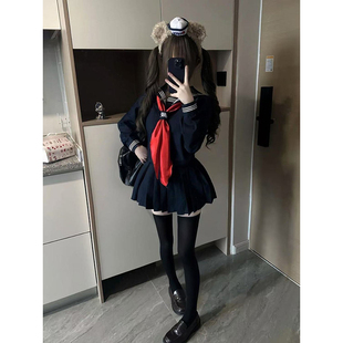 JK学生校服长袖短袖水手服套装三本正版原创JK制服日系学院风套装