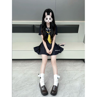 JK裙时尚 2025夏季 套装 中间服 款 短袖 JK制服学院风水手服长袖 衬衫