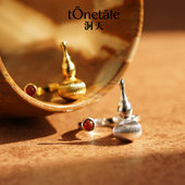 TONE&TALE福生戒指葫芦轻奢日常佩戴电镀可调节简约时尚 通用女