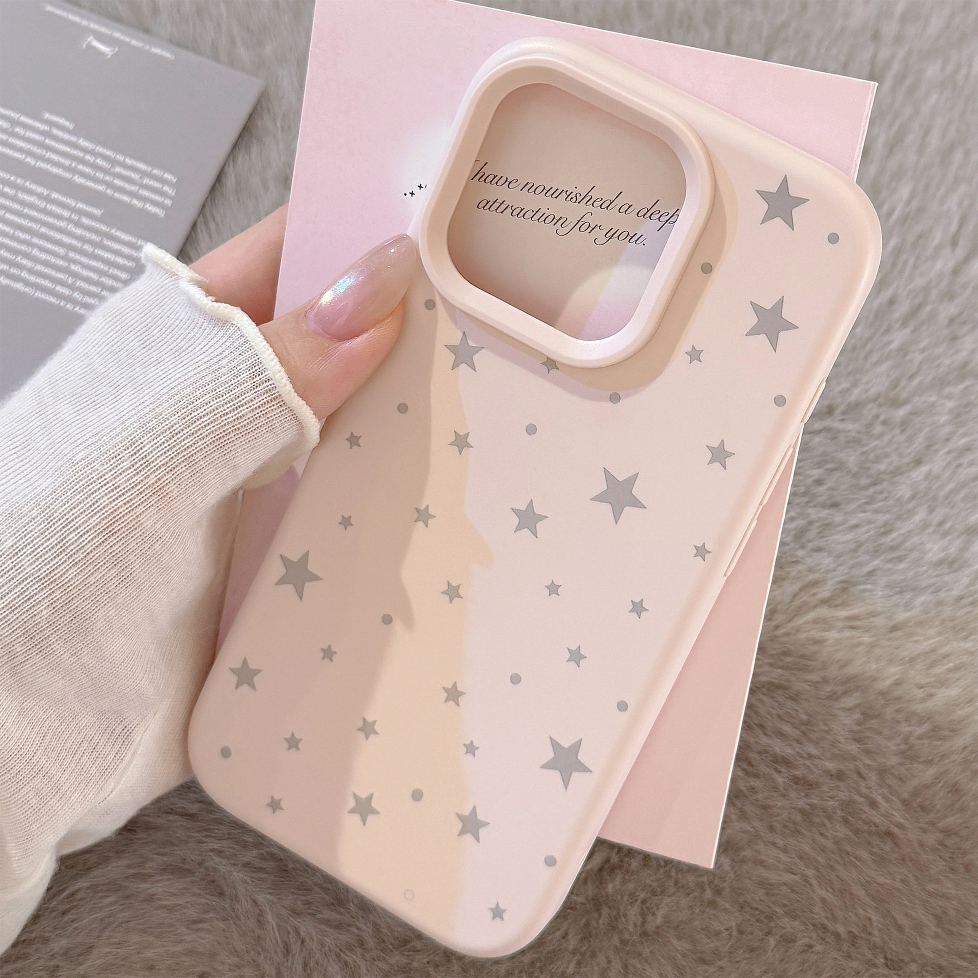 少女粉ins风满屏星星适用iphone17promax手机壳15pro苹果14硅胶13软套12/12pro防摔11磨砂16plus韩系小众新款,3C数码配件,手机保护套/壳,淘宝优惠券,粉丝福利购,淘宝优惠卷