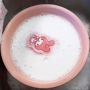 美乐蒂海绵擦洗碗布不沾油厨房专用清洁去污卡通可爱刷锅木浆块