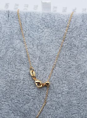 钛钢可洗澡O字链条成品链带针可穿珠子带调节万能项链手工diy配件