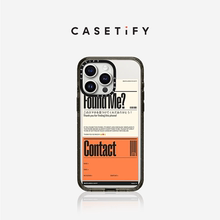 CASETiFY PP联名失物招领适用于iPhone15/14/13/12/Plus/ro/Max防摔手机壳