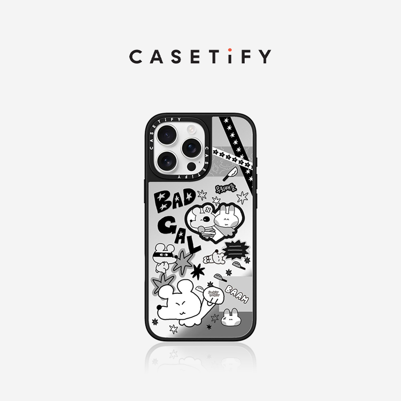CASETiFY Sukeydokey系列 坏女孩 适用于iPhone16ProMax/16Pro/15ProMax/15Pro镜面手机壳