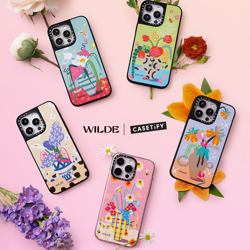 CASETiFY 王尔德系列 爱以花之名 适用于iPhone16ProMax/16Pro/15ProMax/14ProMax/HUAWEI华为Mate 60手机壳