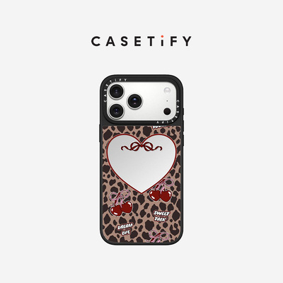 CASETiFY 樱桃豹影 适用于苹果iPhone17ProMax/17Pro/Air/16ProMax/16Pro/15ProMax/15Pro手机壳