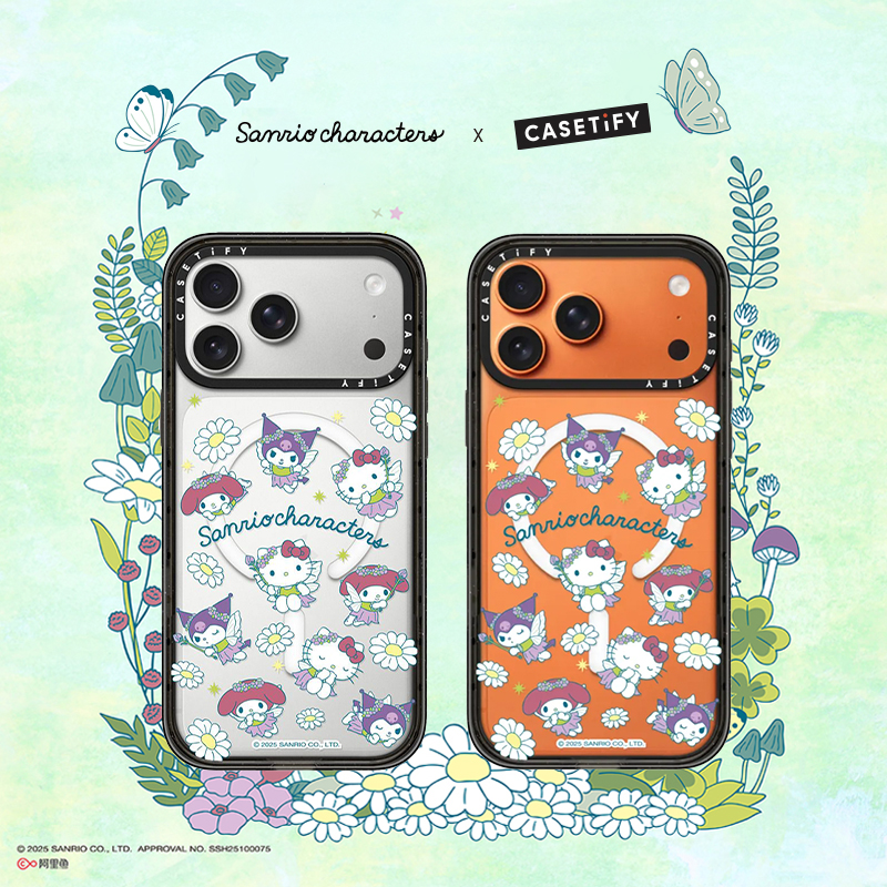 Sanrio Fairy x CASETiFY 三丽鸥绿野仙踪系列联名 蝴蝶仙子 适用于苹果iPhone17ProMax/17Pro16ProMax手机壳