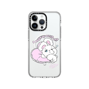 CASETiFY 刚刚睡醒by foxy illustrations适用于iPhone15/14/Plus/Pro/Max MagSafe兼容透明手机壳