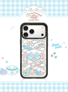 三丽鸥家族 - 大耳狗 x CASETiFY 联名 咖啡厅贴纸 适用于苹果iPhone17ProMax/17Pro/Air/16ProMax手机壳