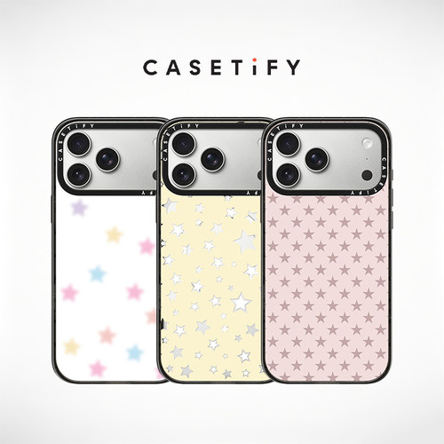CASETiFY 星星糖/星愿成真/粉色星星/星星旋涡/碎片 适用于苹果iPhone18ProMax/18Pro/17ProMax/17Pro手机壳