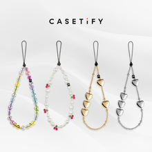 CASETiFY 爱心/珠饰/糖果/珍珠/樱桃样式 适用于iPhone全系列便携手机挂链配件