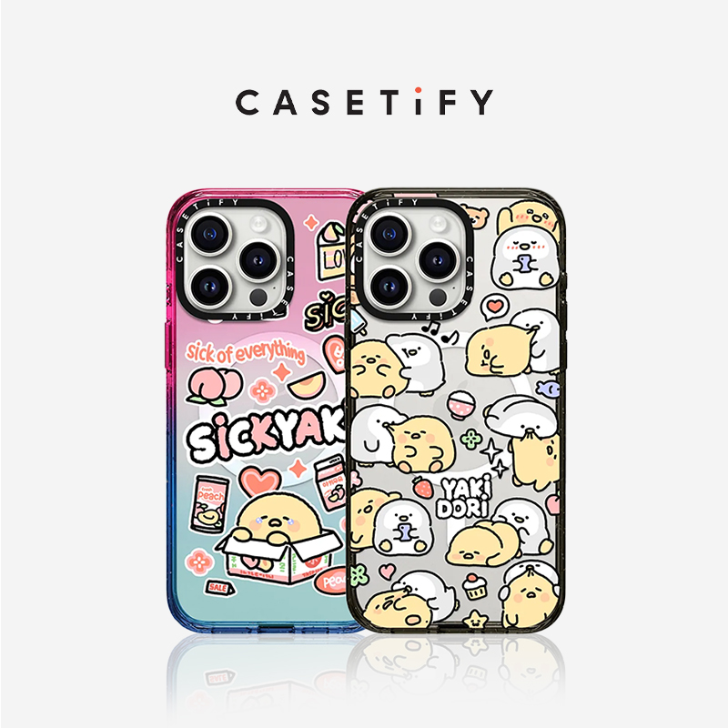 CASETiFY SICKYAKI系列 适用于iPhone15ProMax/14Pro手机壳/手机磁吸支架