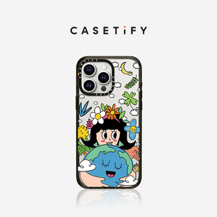 适用于iPhone15 拥抱地球 CASETiFY Max手机壳 周雨彤合作系列 Pro