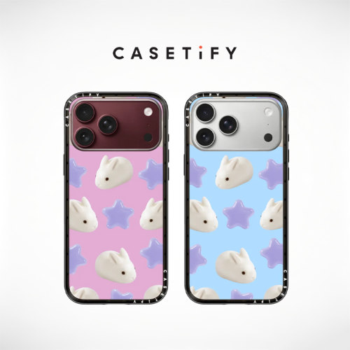 CASETiFY 果冻小兔星星 -婴儿蓝/葡萄紫 适用于苹果iPhone18ProMax/18Pro/17ProMax/17Pro纤巧手机壳