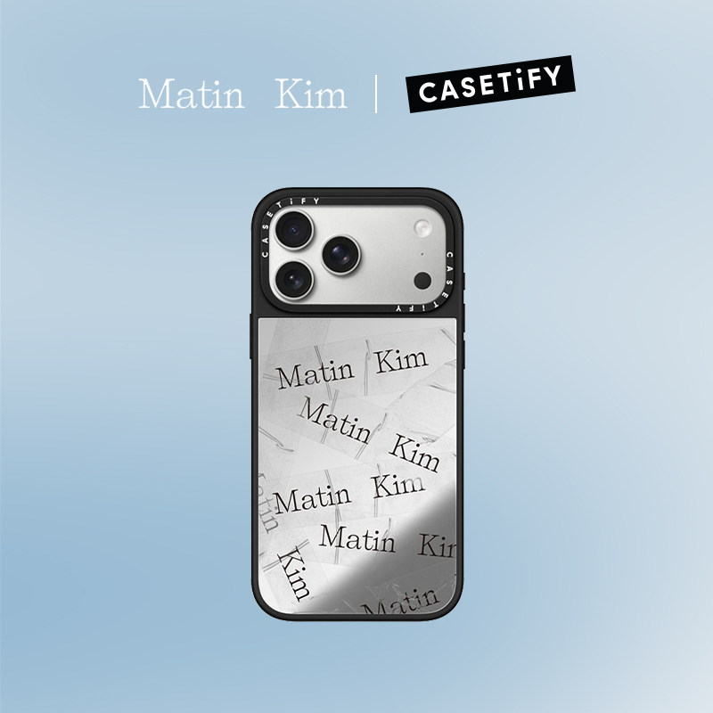 Matin Kim x CASETiFY 联名系列 logo胶带 适用于苹果iPhone17ProMax/17Pro/16ProMax镜面手机壳