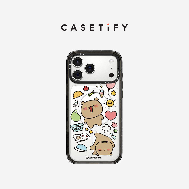 CASETiFY Wadada Bear系列 惬意日常 适用于苹果iPhone17ProMax/17Pro/Air/16ProMax/16Pro/15Pro手机壳