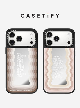 CASETiFY标语 属于你的/你值得 适用于苹果iPhone17ProMax/17Pro/Air/16ProMax/16Pro/15ProMax手机壳