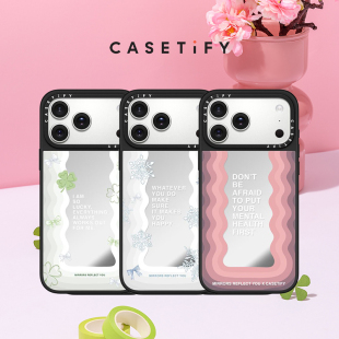 樱花 甜心 16ProMax华为Mate 不要害怕 70Pro手机壳 Air 初雪 17Pro CASETiFY标语 适用于苹果iPhone17ProMax