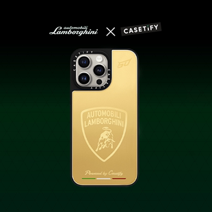 兰博基尼联名60周年不锈钢适用于iPhone15 CASETiFY Lamborghini Max手机壳 Pro