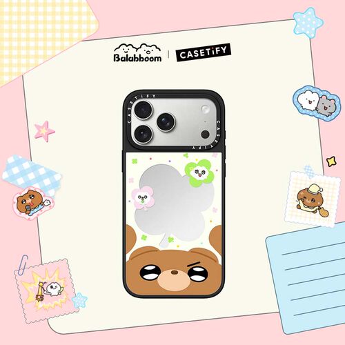 CASETiFY Balabboom系列迪迪熊 请幸运降临 适用于苹果iPhone17ProMax/17Pro/16ProMax/16Pro镜面手机壳