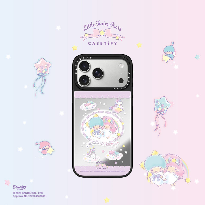 Little Twin Stars x CASETiFY 双子星联名 天空之梦 适用于苹果iPhone17ProMax/17Pro/16ProMax/16Pro手机壳