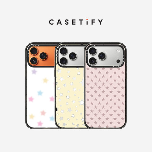 CASETiFY 星星糖/星愿成真/粉色星星/星星旋涡/碎片 适用于苹果iPhone17ProMax/17Pro/16ProMax手机壳