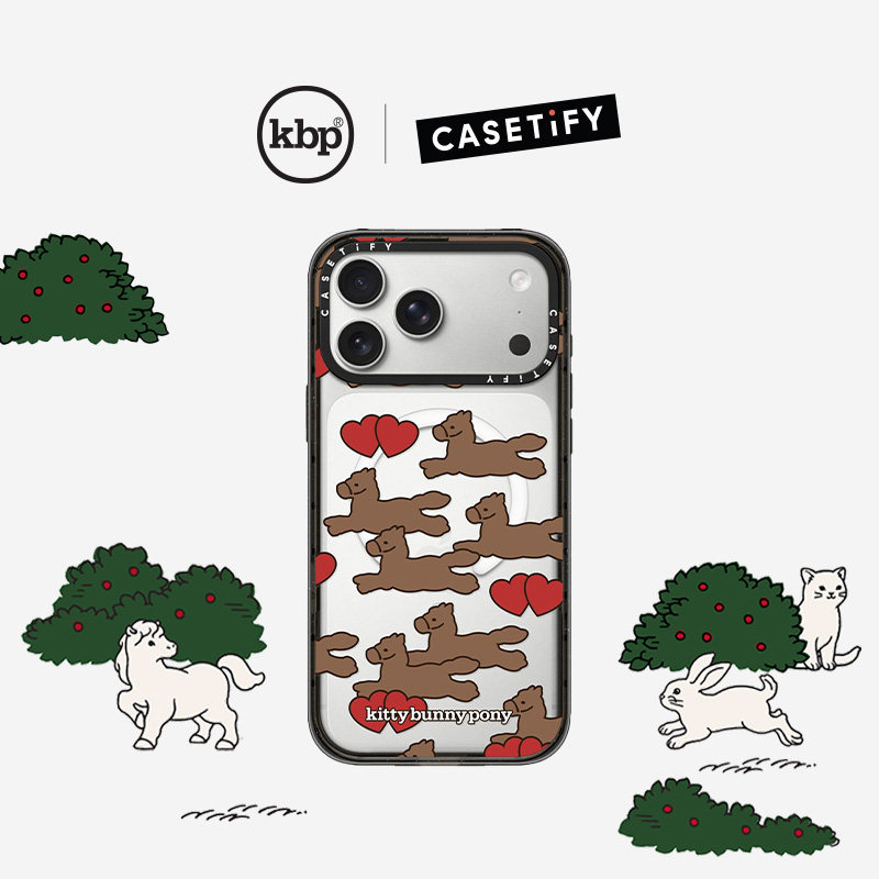 kittybunnypony x CASETiFY 联名系列 马年限定 快乐小马 适用于苹果iPhone17ProMax/17Pro/16ProMax手机壳