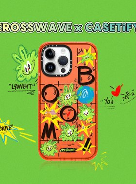 CASETiFY艺术家联名CROSSWAVE 一分子适用于iPhone15/14/13/Pro/Max手机壳