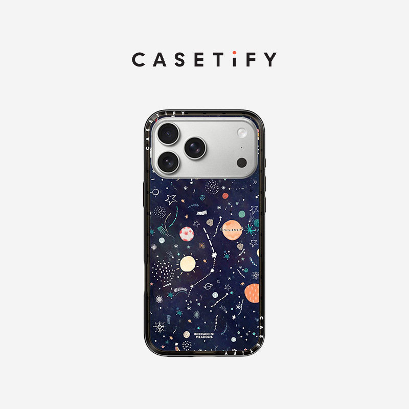 CASETiFY Boccaccini Meadows系列 宇宙星域 适用于苹果iPhone17ProMax/17Pro/16ProMax/16Pro纤巧手机壳