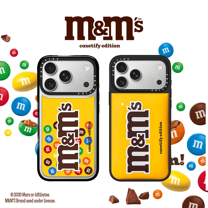 M&M'S X CASETiFY 联名 摇摇乐/泡芙手机壳 适用于苹果iPhone17ProMax/17Pro手机壳图片