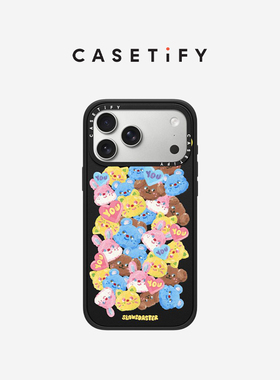 CASETiFY Slowcoaster系列 贴贴朋友 适用于苹果iPhone17ProMax/17Pro/16ProMax/16Pro黑色手机壳