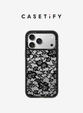 CASETiFY 黑色蕾丝 适用于苹果iPhone17ProMax/17Pro/16ProMax/16Pro手机壳