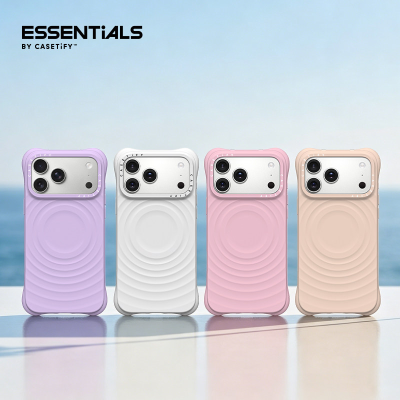 【新色发售】CASETiFY 纯色波漾壳 MagSafe磁吸 适用苹果iPhone17ProMax/17Pro/16ProMax/15pm/华为手机壳