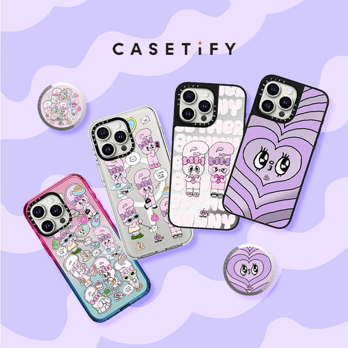 CASETiFY Esther Bunny 系列 适用于iPhone16ProMax/16Pro/15ProMax/14ProMax手机壳/手机磁吸支架