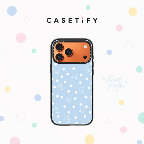 CASETiFY 汽水波点 蓝莓优格 适用于苹果iPhone17ProMax/17Pro/16ProMax/16Pro手机壳