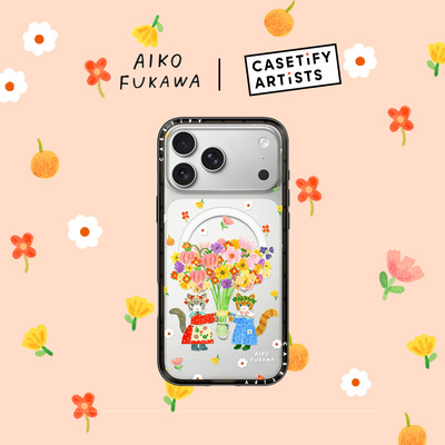 CASETiFY Aiko Fukawa系列 爱意满载 适用于苹果iPhone17ProMax/17Pro/16ProMax/16Pro纤巧手机壳