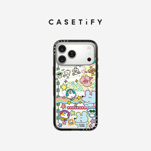 CASETiFY Sukeydokey系列 手帐贴纸 适用于苹果iPhone17ProMax/17Pro/16ProMax/16Pro/15ProMax透明手机壳