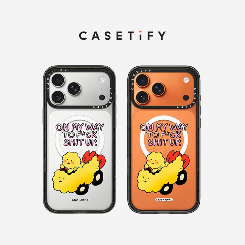 CASETiFY Sadshrimps系列 现在就出发 适用于苹果iPhone17ProMax/17Pro/16ProMax/16Pro手机壳