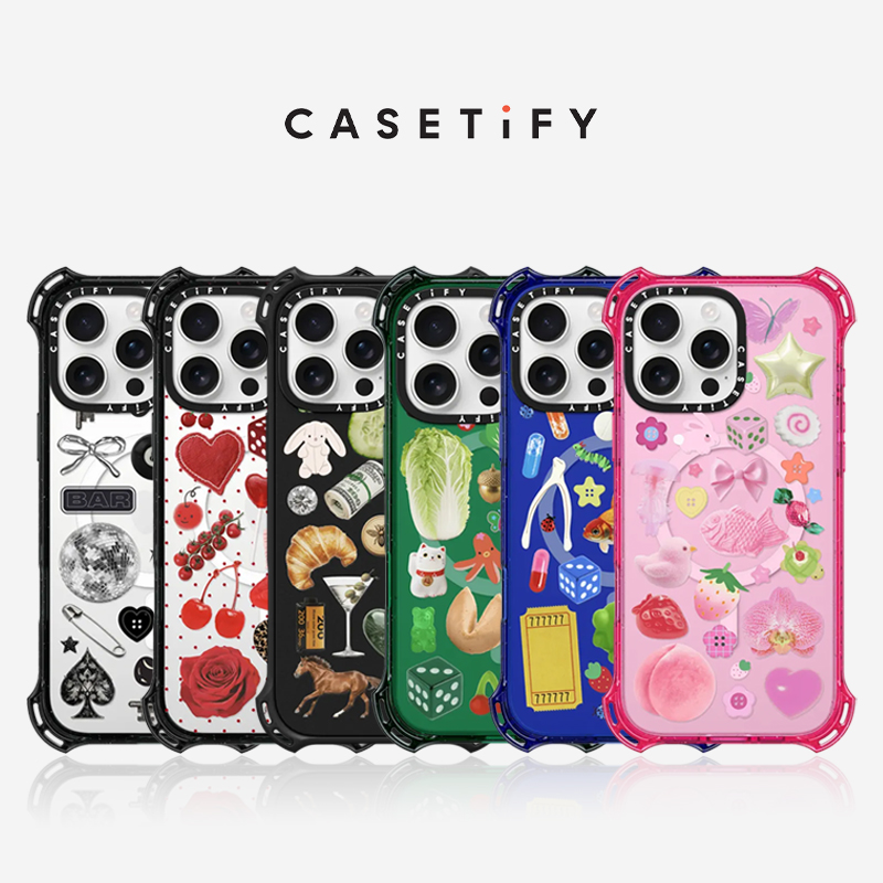 CASETiFY艺术家联名 挂链调色盘系列 超强韧防摔手机壳 适用于iPhone16ProMax/16Pro/15ProMax/15Pro手机壳