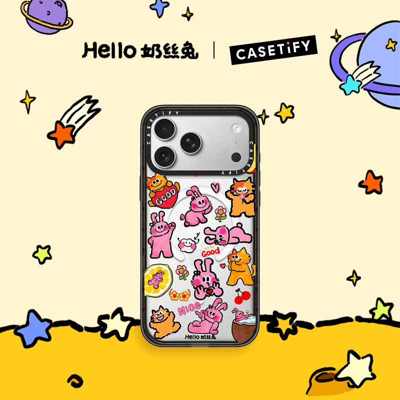 CASETiFY 奶丝兔系列 拼贴 适用于苹果iPhone17ProMax/17Pro/Air/16ProMax/16Pro手机壳,3C数码配件,手机保护套/壳,淘宝优惠券,粉丝福利购,淘宝优惠卷
