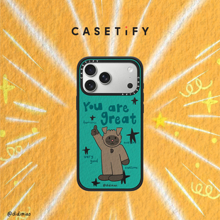 CASETiFY 迪迪Miao 鼓励喵喵 适用于苹果iPhone17ProMax/17Pro/16ProMax/16Pro手机壳