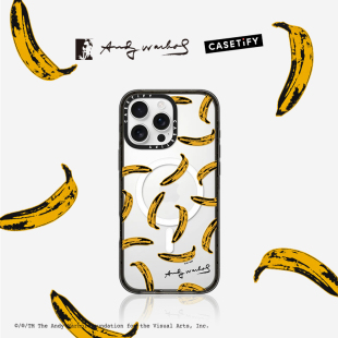 CASETiFY 联名 香蕉贴纸 Andy 16Pro 适用于iPhone16ProMax 15ProMax手机壳 Warhol