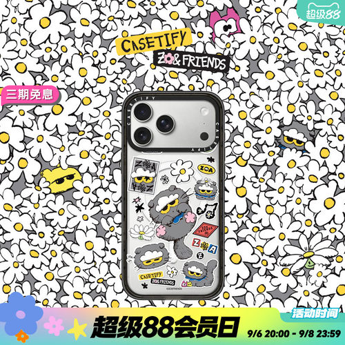 ZO&FRIENDS x CASETiFY 联名系列 ZOA贴纸 适用于苹果iPhone18ProMax/18Pro/17ProMax/17Pro/16ProMax手机壳