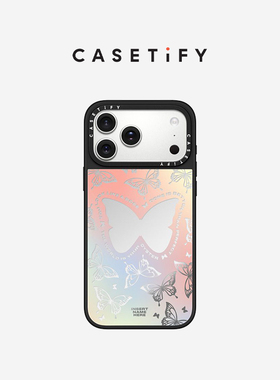 CASETiFY 幻彩蝴蝶 适用于苹果iPhone17ProMax/17Pro/Air/16ProMax/15ProMax/华为Mate60镜面手机壳