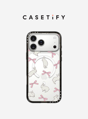 CASETiFY 蝴蝶结小兔 适用于苹果iPhone17ProMax/17Pro/iPhone16ProMax/15ProMax/华为Mate60pro手机壳