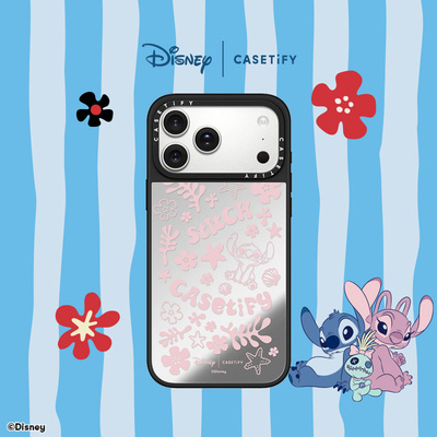 Disney Lilo & Stitch x CASETiFY 史迪奇联名 史迪奇元素粉色款 适用于苹果iPhone17ProMax/16ProMax手机壳