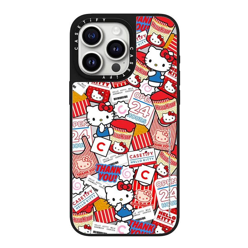 Hello Kitty x CASETiFY 三丽鸥联名 贴纸/集市 适用于苹果iPhone17ProMax/17Pro